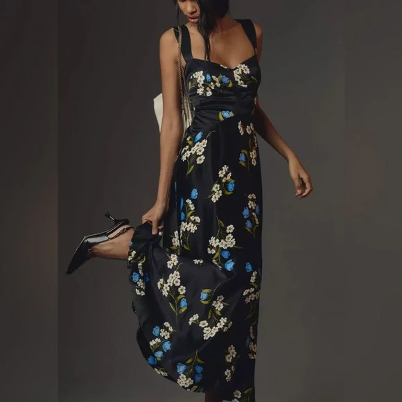 Anthropologie Jocelyn sleeveless slip midi dress - brand new without tag - Picture 2 of 5